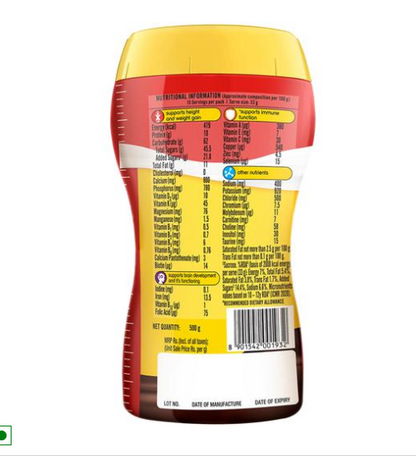 Complan Nutrition Drink Powder - For Kids, Royale Chocolate Flavour, 500 g
