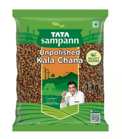Tata Sampann Unpolished Kala Chana  (1kg)