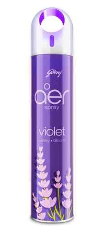 Godrej aer spray, Air Freshener Violet Valley Bloom 220ml