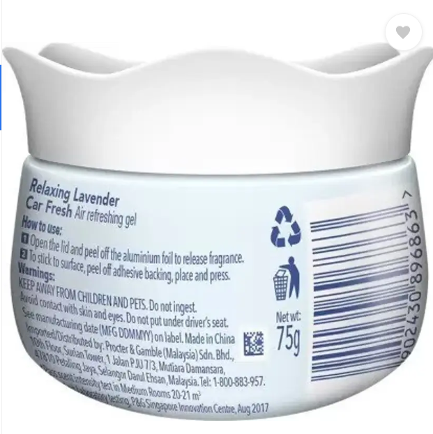 Ambipur relaxing lavender car fresh (75g)