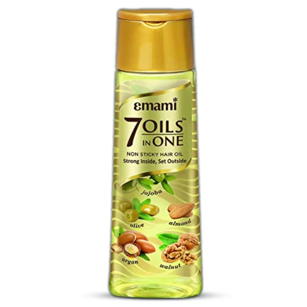 Emami 7 Oils in One Non Sticky Hair Oil For All Hair Type, 500ml