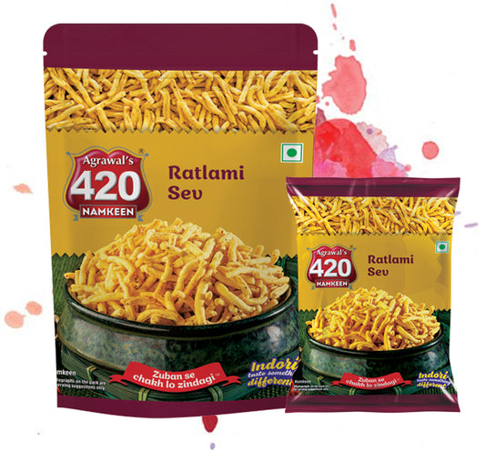 Agrawal's 420 Namkeen Ratlami Sev 400g